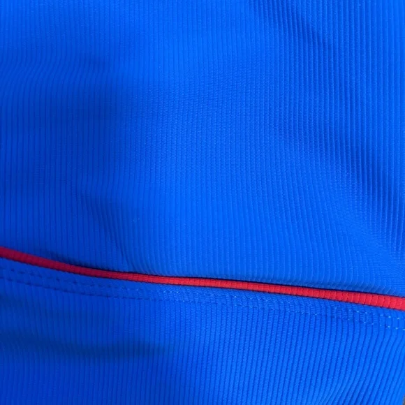 Willow Blue Women's Bralette with Red Accent - Picture 3 of 7